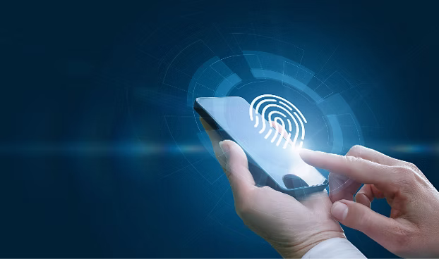 Finger tap assessment app on iPhone measuring fine motor function for clinical trials